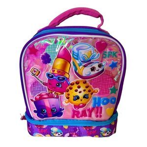 OSPK Shopkins Lunch Box Thermal Two Compartment Used as Prop On TV Show